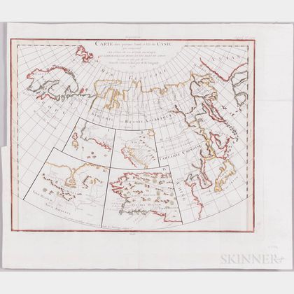 Russia, Siberia, Alaska, Arctic Circle, Seventeen Maps, 17th to 19th Century.