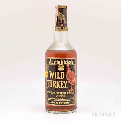 Wild Turkey 4 Years Old, 1 quart bottle 