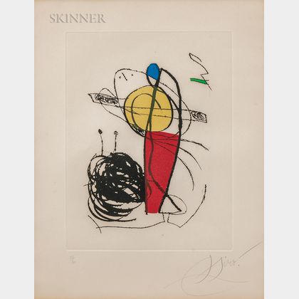 Joan Miró (Spanish, 1893-1983) The Suite Chanteur des Rues
