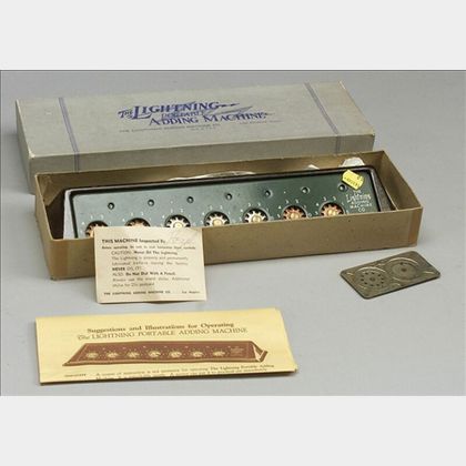 Group of Calculators and Slide Rules