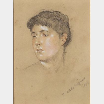 Theodore Blake Wirgman (British, 1848-1925) Head Study.