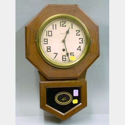 Waterbury "Arion" Small Drop Octagon Wall Clock