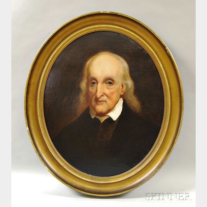 Anglo/American School, 19th Century Portrait of a Man.