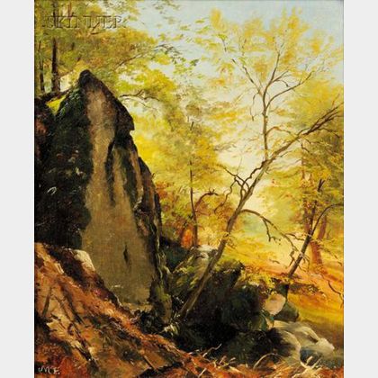 Jervis McEntee (American, 1828-1891) Autumn Landscape