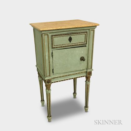 Italian Neoclassical-style Polychrome Side Table