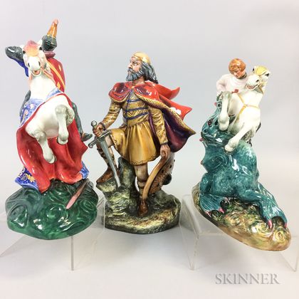 Three Royal Doulton Figures