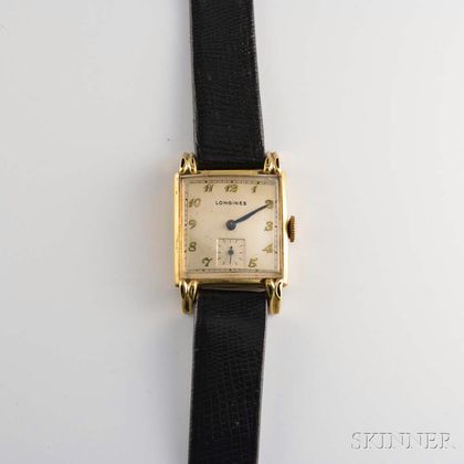 Longines Caliber 10L 14kt Gold Wristwatch