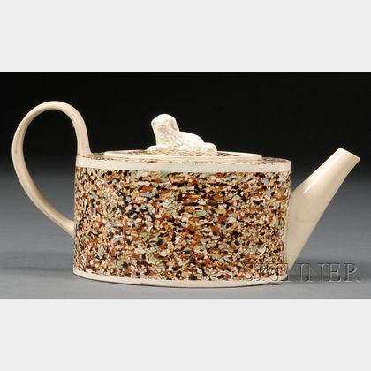 Mochaware Teapot