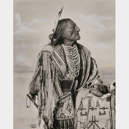 Frank Rinehart Photo of "Chief Lick-Sioux,"