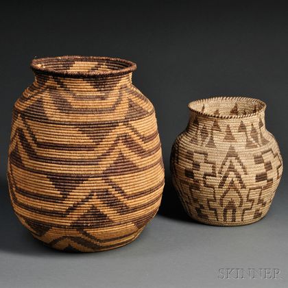 Two Basketry Ollas