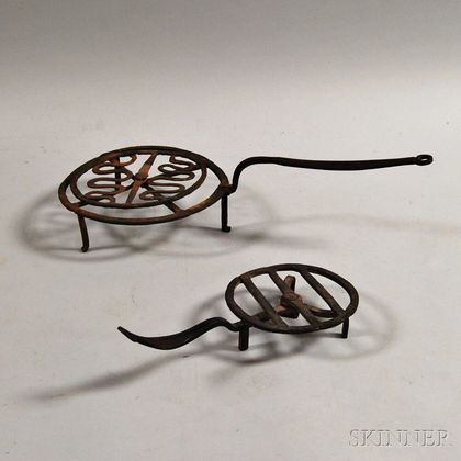 Small Wrought Iron Revolving Broiler and Grill
