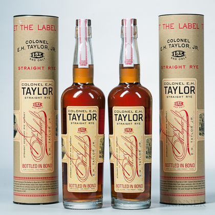 Colonel EH Taylor Straight Kentucky Rye Whiskey, 2 750ml bottles (ot) 