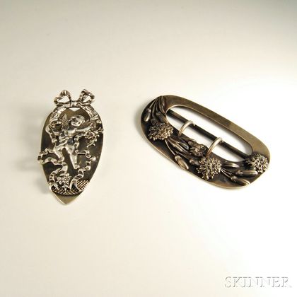 Two Shiebler Sterling Silver Accessories