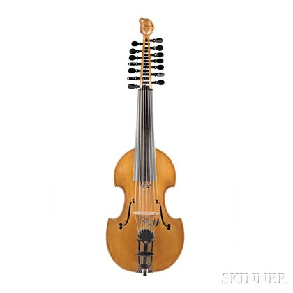 Modern Fourteen-string Viola D'Amore, Daniel Larson, Duluth, Minnesota, 1986