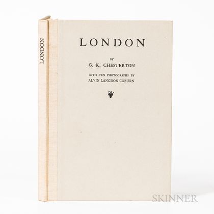 Chesterton, Gilbert Keith, (1874-1936) and Alvin Langdon Coburn (1882-1966) London.