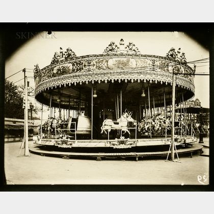 Eugène Atget (French, 1857-1927) Carrousel