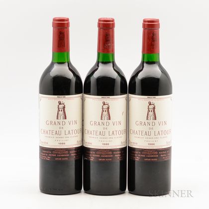 Chateau Latour 1986, 3 bottles 