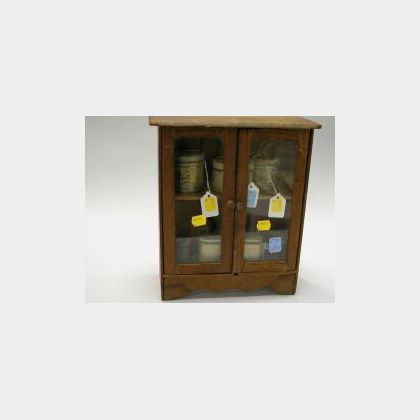 Tin Canister Set and China Cabinet