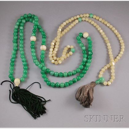 Two Strands of Tibetan Prayer Beads