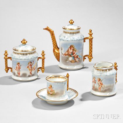 Kornilov Porcelain Four-piece Tea Set