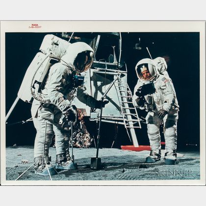 Apollo 11, Prime Crew, Pre-Flight Training, Nine Images.