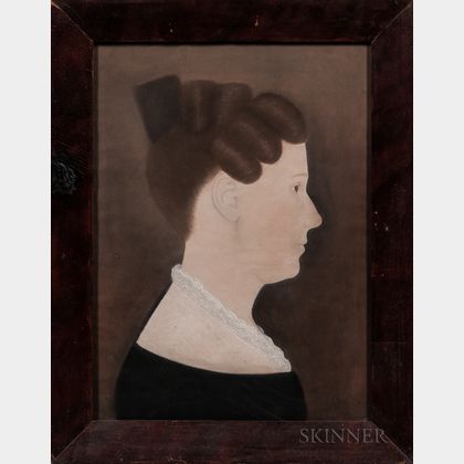 Ruth Henshaw Bascom (Massachusetts, 1771-1848) Portrait of Sarah Flint Burton