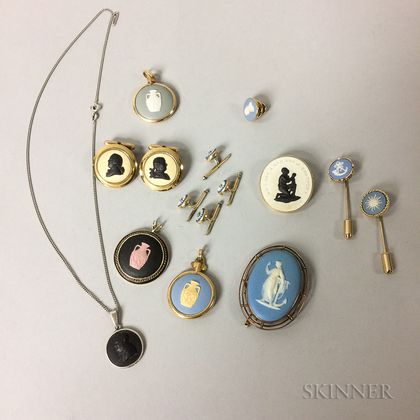 Small Group of Wedgwood Jewelry Items