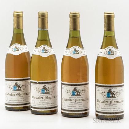 Henri Clerc & Fils Chevalier Montrachet 1985, 4 bottles 