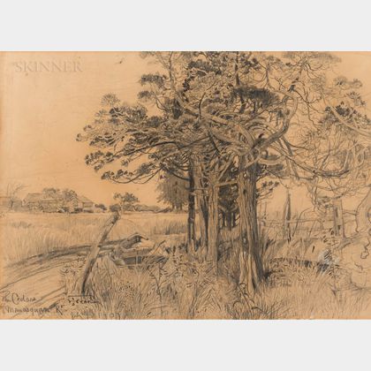 Harry Fenn (American, 1845-1911) The Cedars of Manasquan