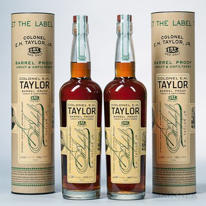 Colonel EH Taylor Barrel Proof, 2 750ml bottles (ot) 