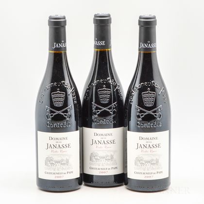 Domaine de la Janasse Chateauneuf du Pape Vieilles Vignes 2007, 3 bottles 