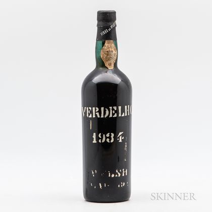 Verdelho 1934, 1 4/5 quart bottle 