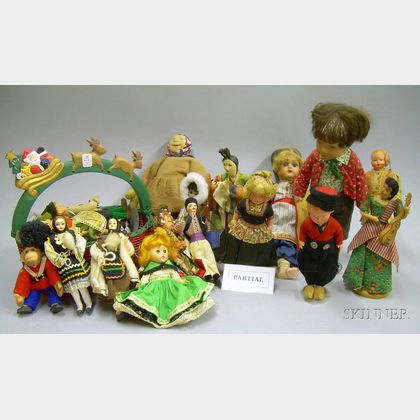 Group of Approximately Fifty Foreign Dolls