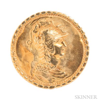 18kt Gold Pendant/Brooch, Parenti