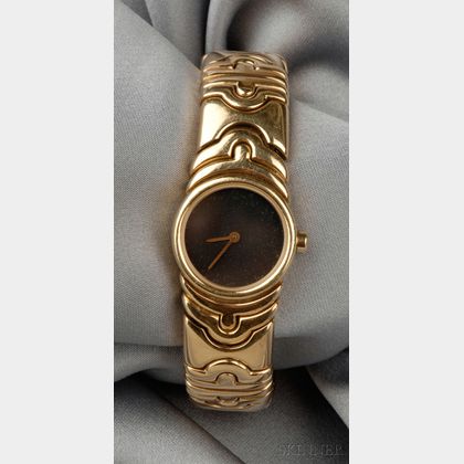 18kt Gold "Parentesi" Wristwatch, Bulgari