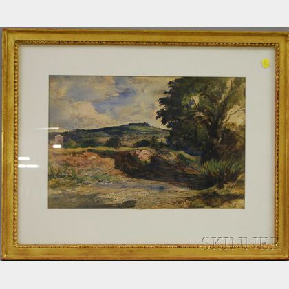 George Loring Brown (American, 1814-1889) Roman Landscape