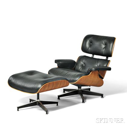 Charles & Ray Eames Lounge Chair with Ottoman 