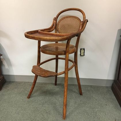 Thonet-style Bentwood High Chair