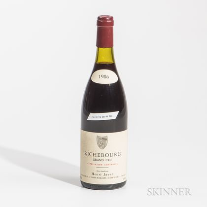 Henri Jayer Richebourg 1986, 1 bottle 