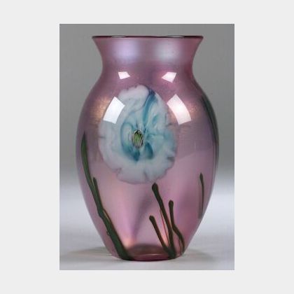 Josh Simpson Floral Glass Vase