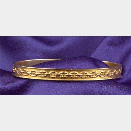 14kt Gold Bangle Bracelet, Tiffany & Co.