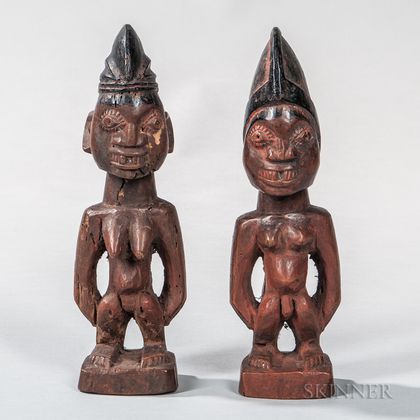 Pair of Ibeji Figures, 