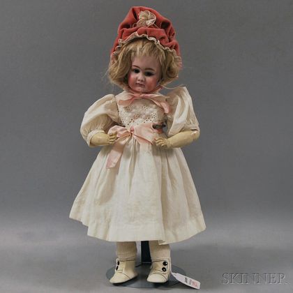 Solid Dome Bisque Head Doll