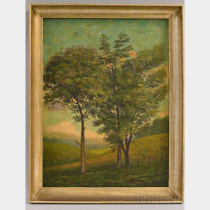 James Bonar (Pennsylvania, 1864-1942) Countryside Landscape.