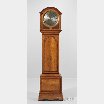 Nine-bell Quarter-chiming Regency Longcase Clock
