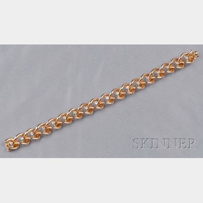 18kt Rose Gold and Diamond Bracelet