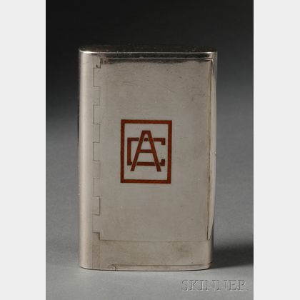 Faberge Silver Cigarette Case