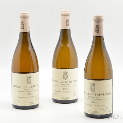 Comtes Lafon Meursault Les Genevrières 2006, 3 bottles 