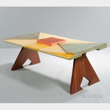 Modernist Painted Coffee Table 