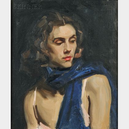 Sidney Edward Dickinson (American, 1890-1980) Portrait of Augusta Whittlesey Patton